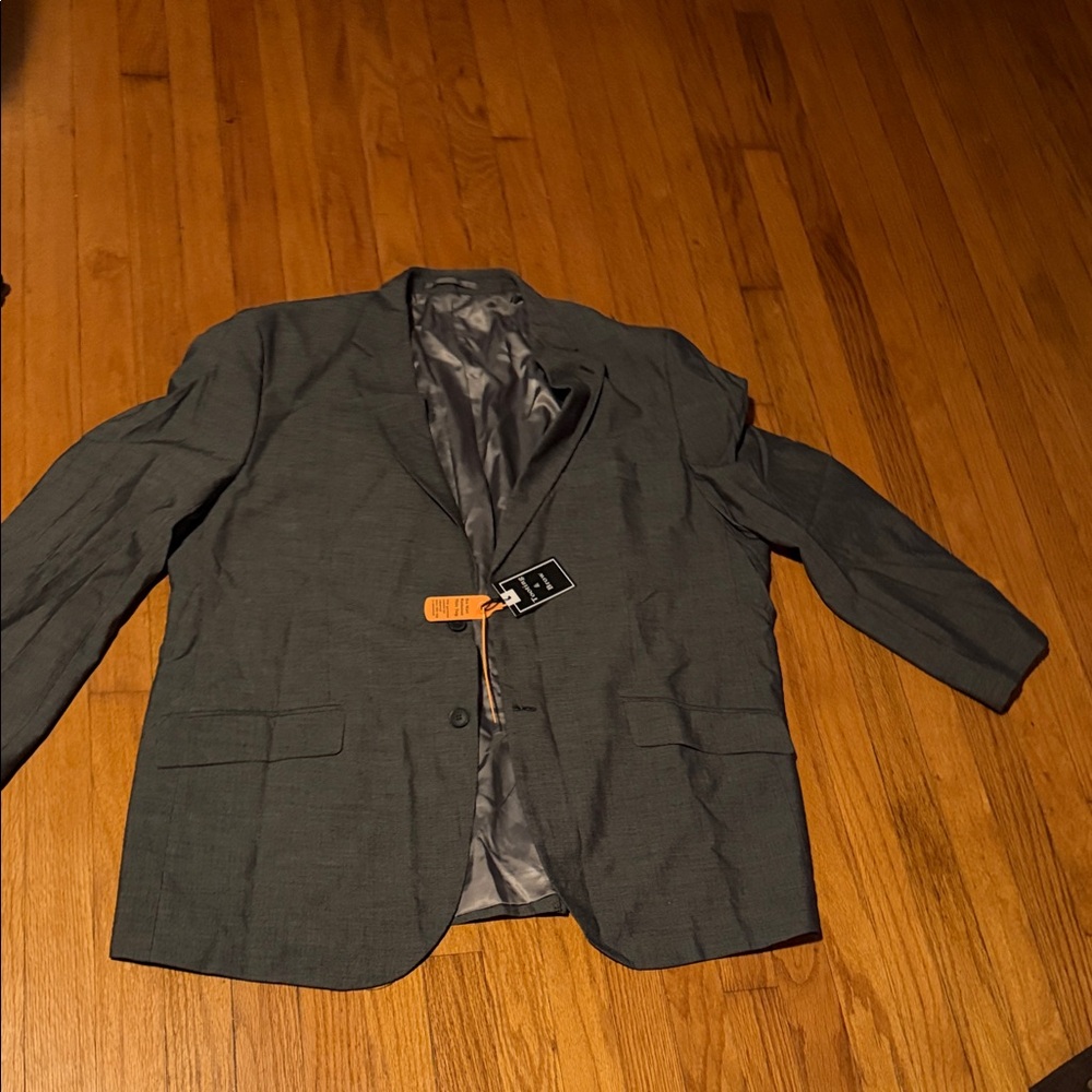 BNWT Men's Gray Blazer Tooting & Brow 2 Button 52R